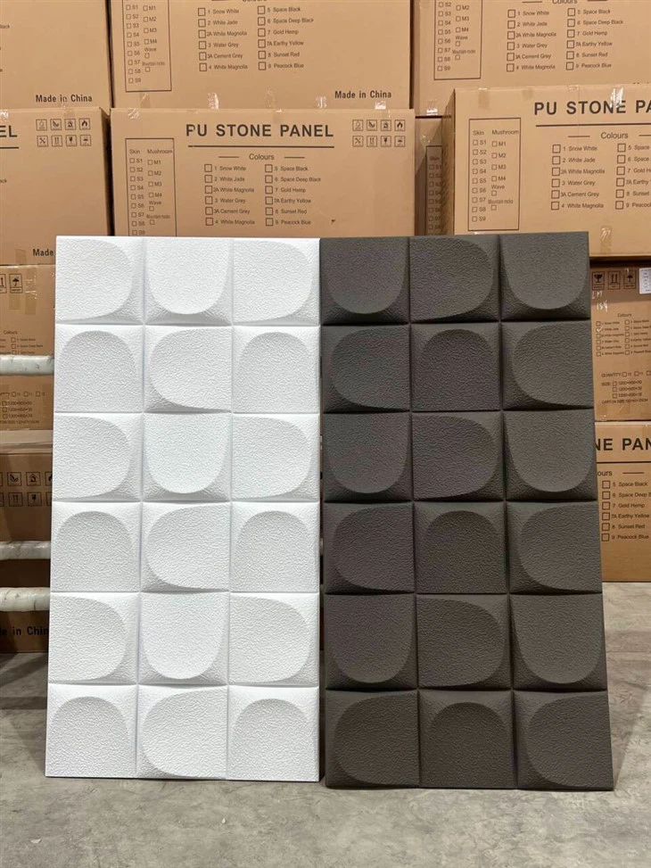 Exterior Fireproof Pu Stone Wall Panel